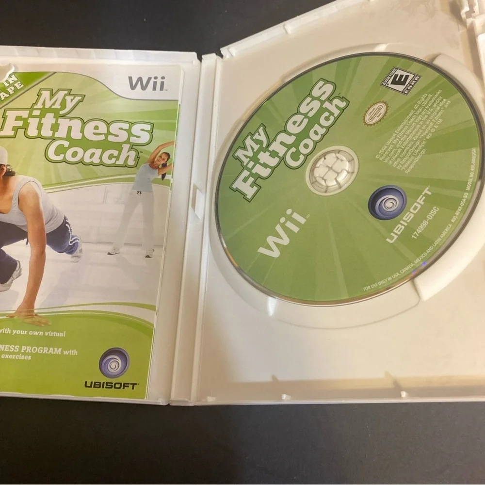 NINTENDO Wii MY FITNESS COACH EXERCISE VIDEO GAME -‎ COMPLETE - TESTED!